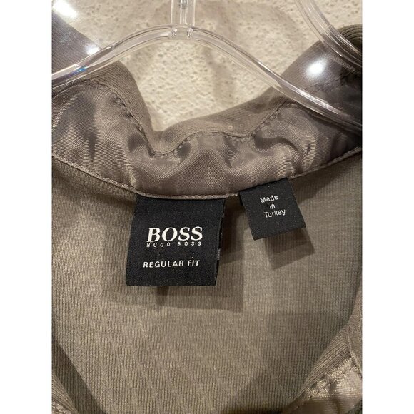 Hugo Boss Polo Shirt Mens XL Gray Regular Fit Verona 02 Made Turkey Minimalist - Picture 3 of 5